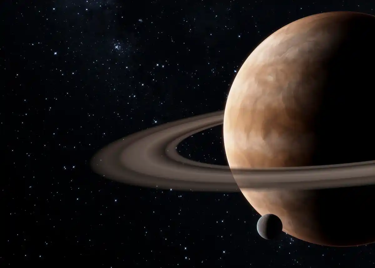 saturn rings fading night sky netherlands