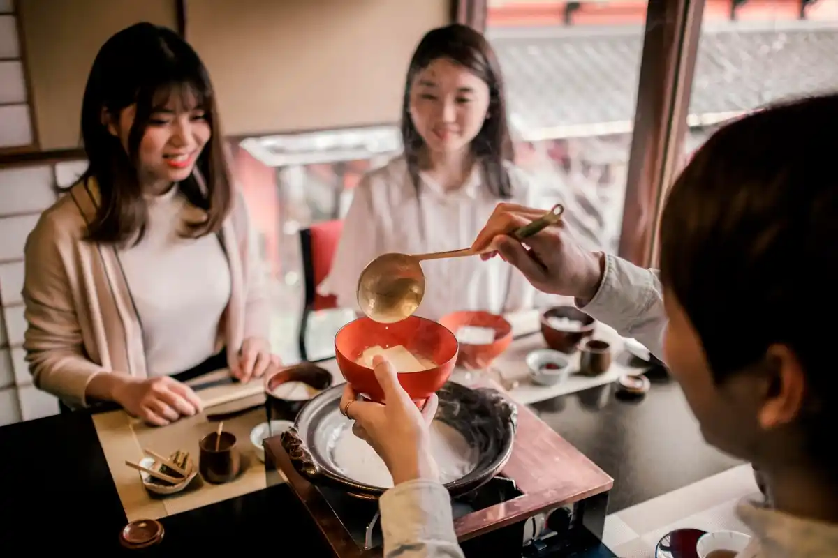 japanese family dinner no drinks