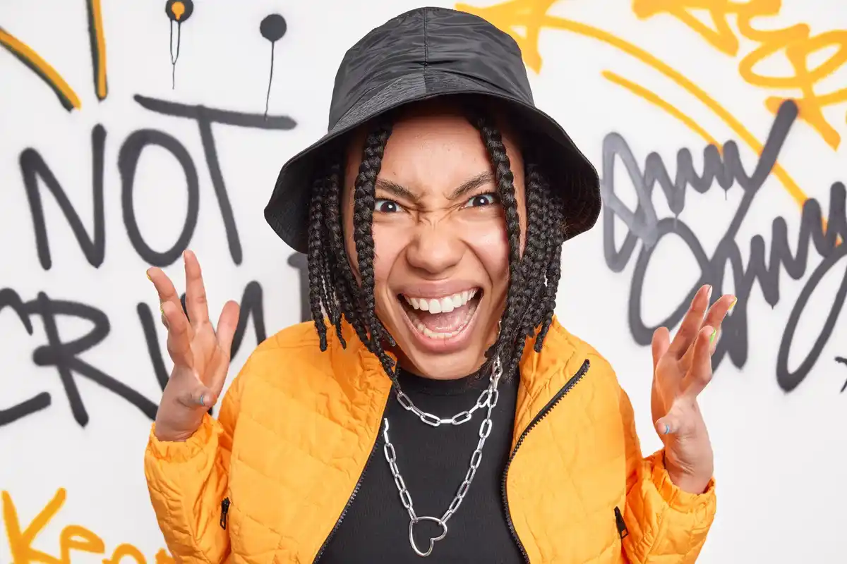 South African fashion street style vibrant warning