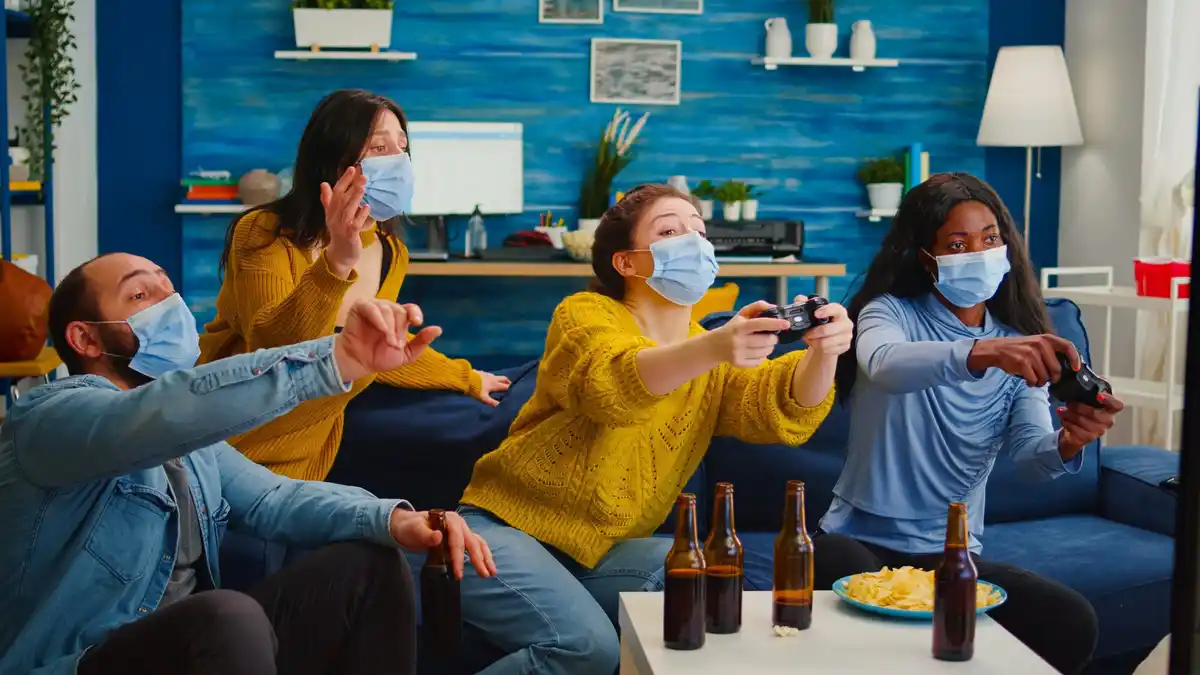people greeting during pandemic Netherlands 2025