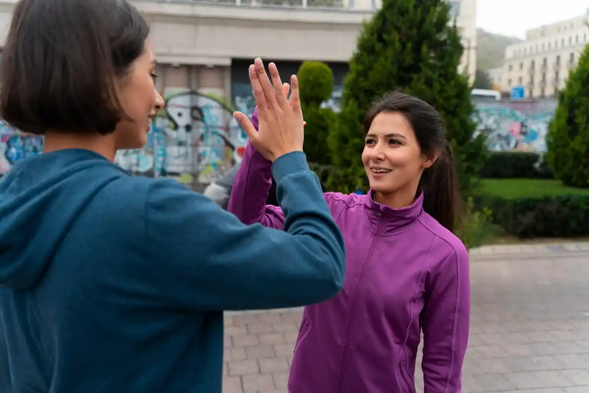 young maori people handshake modern greeting