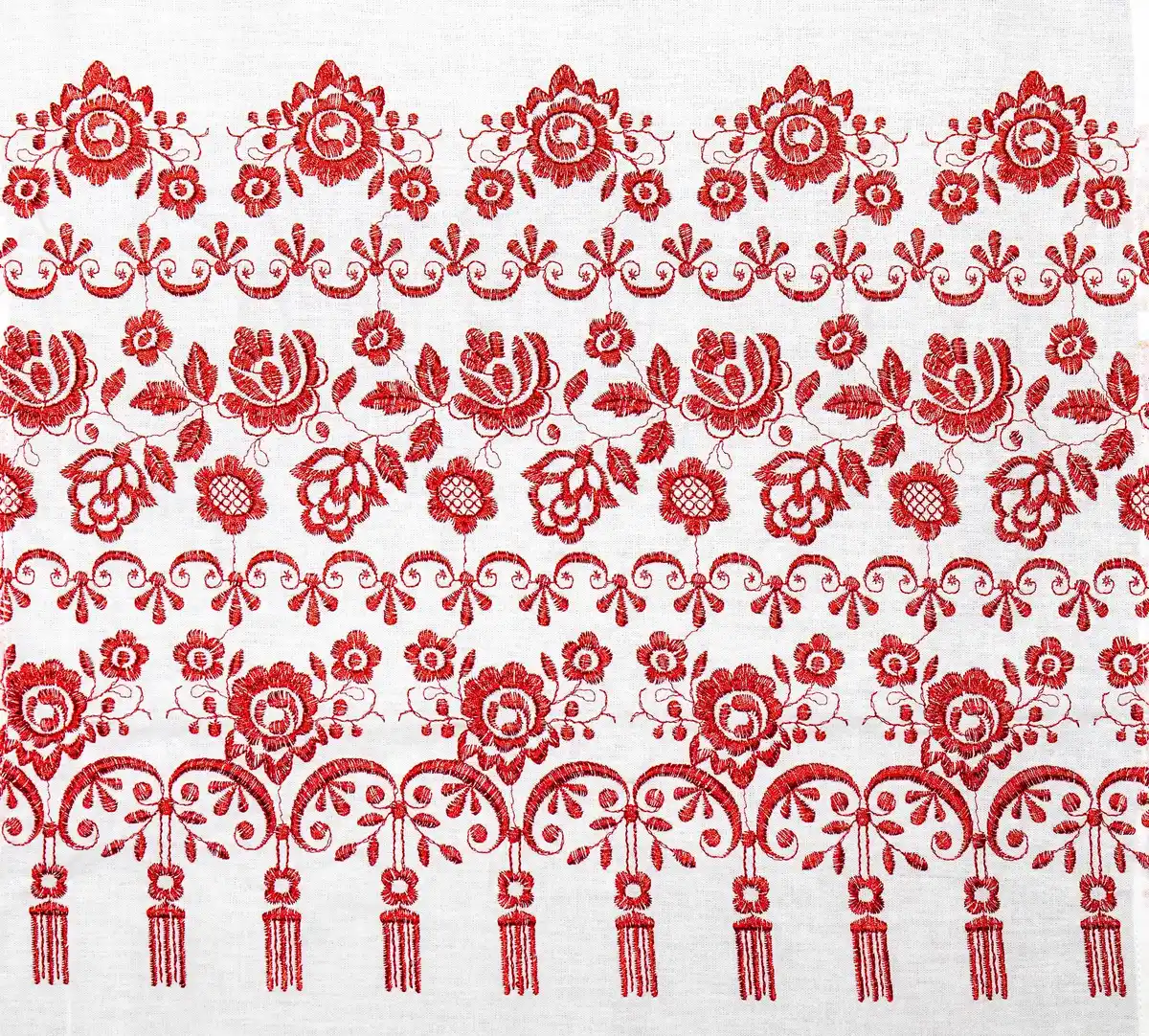 embroidered secret message antique Dutch textile