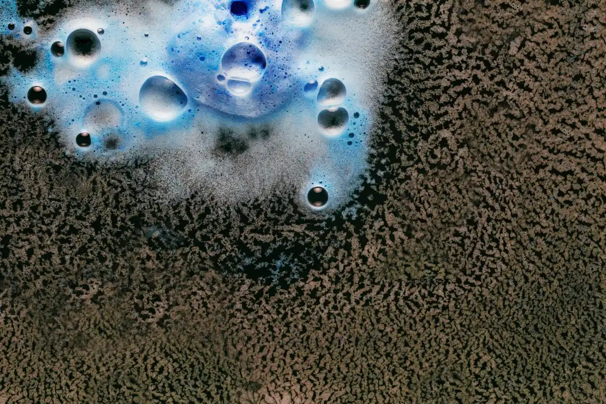 Texel unique sand under microscope