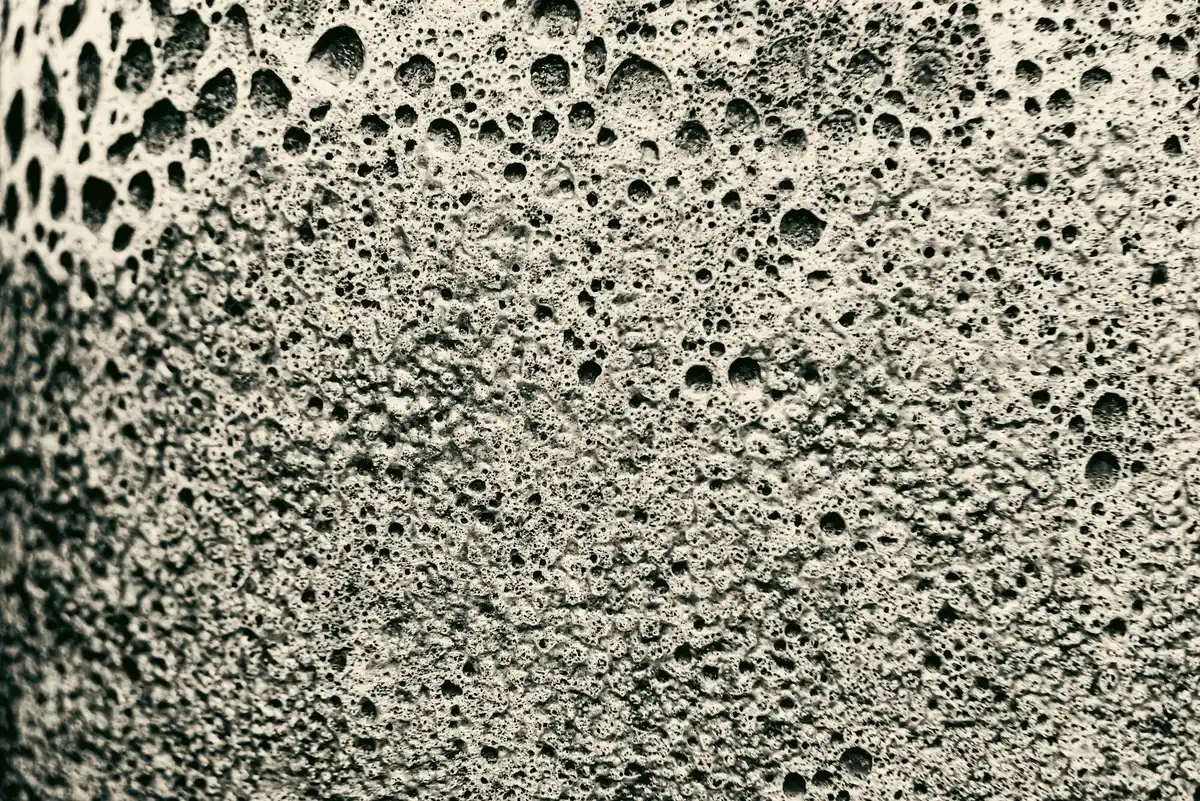 close up Texel sand grain microscope