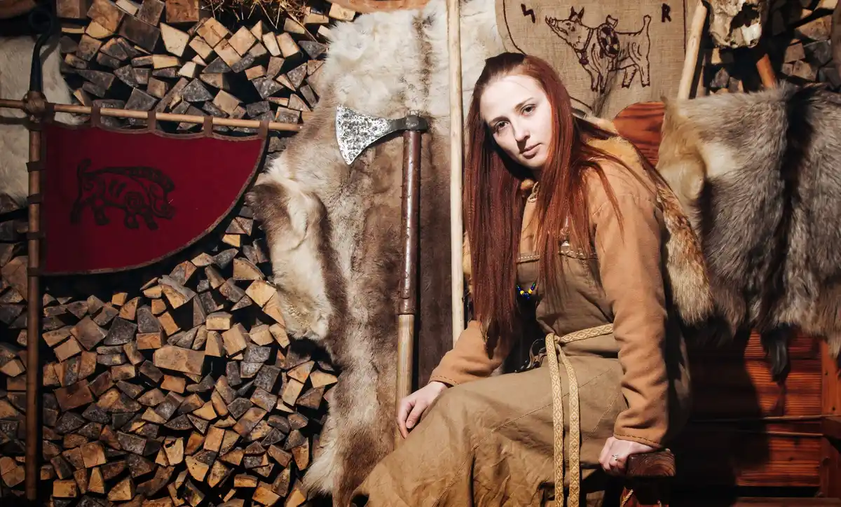 Viking warrior woman historical Sweden