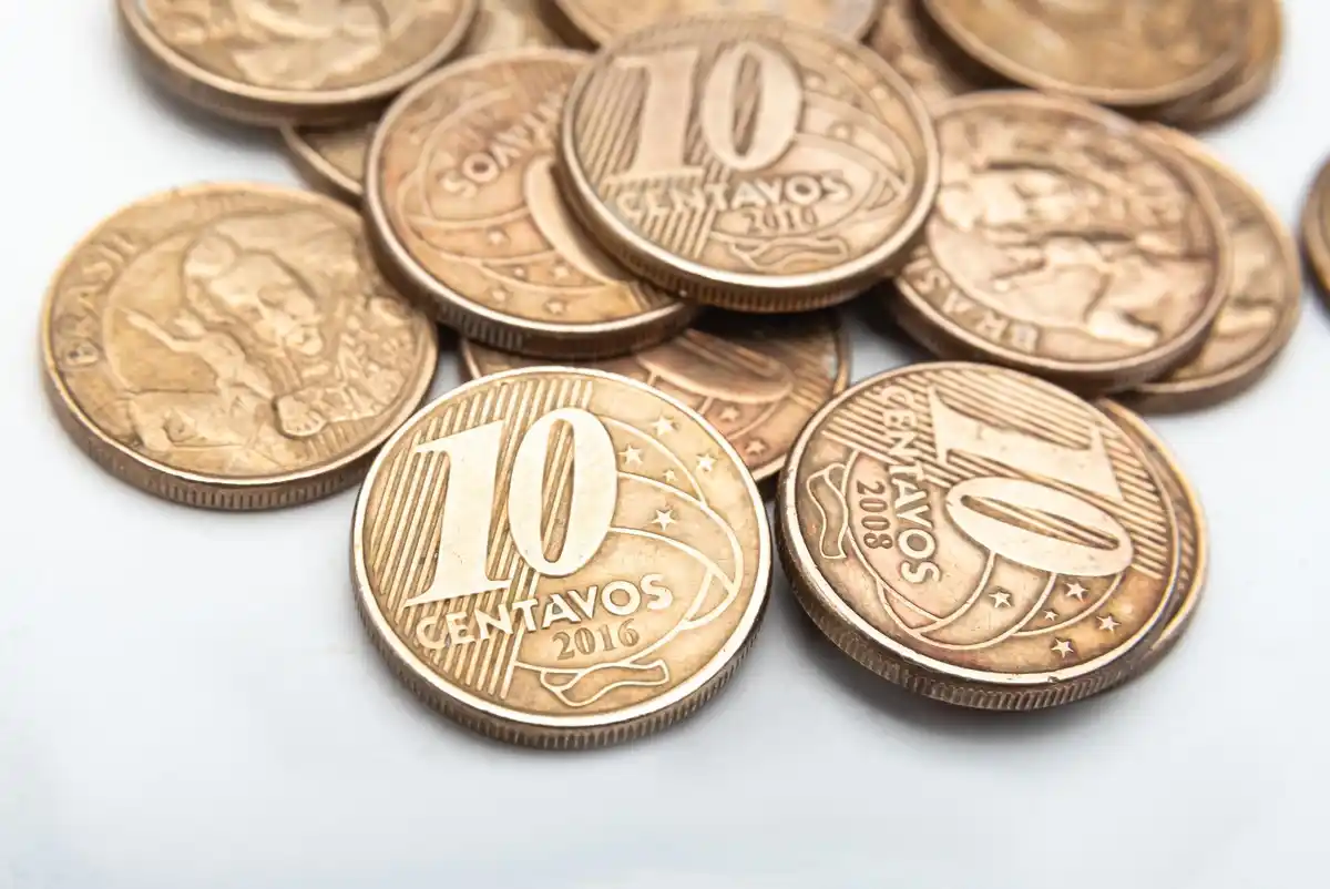 old dutch coins macro close-up details