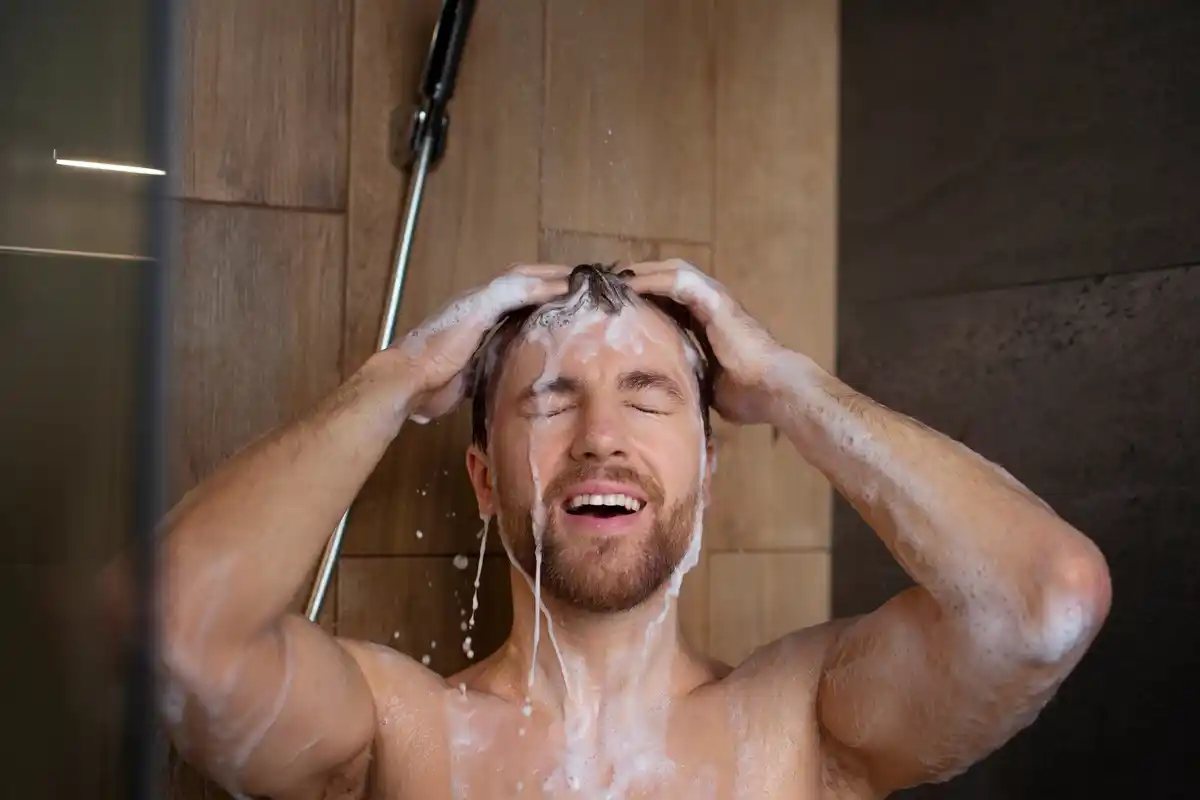 50 plus person cold shower bathroom scandinavia