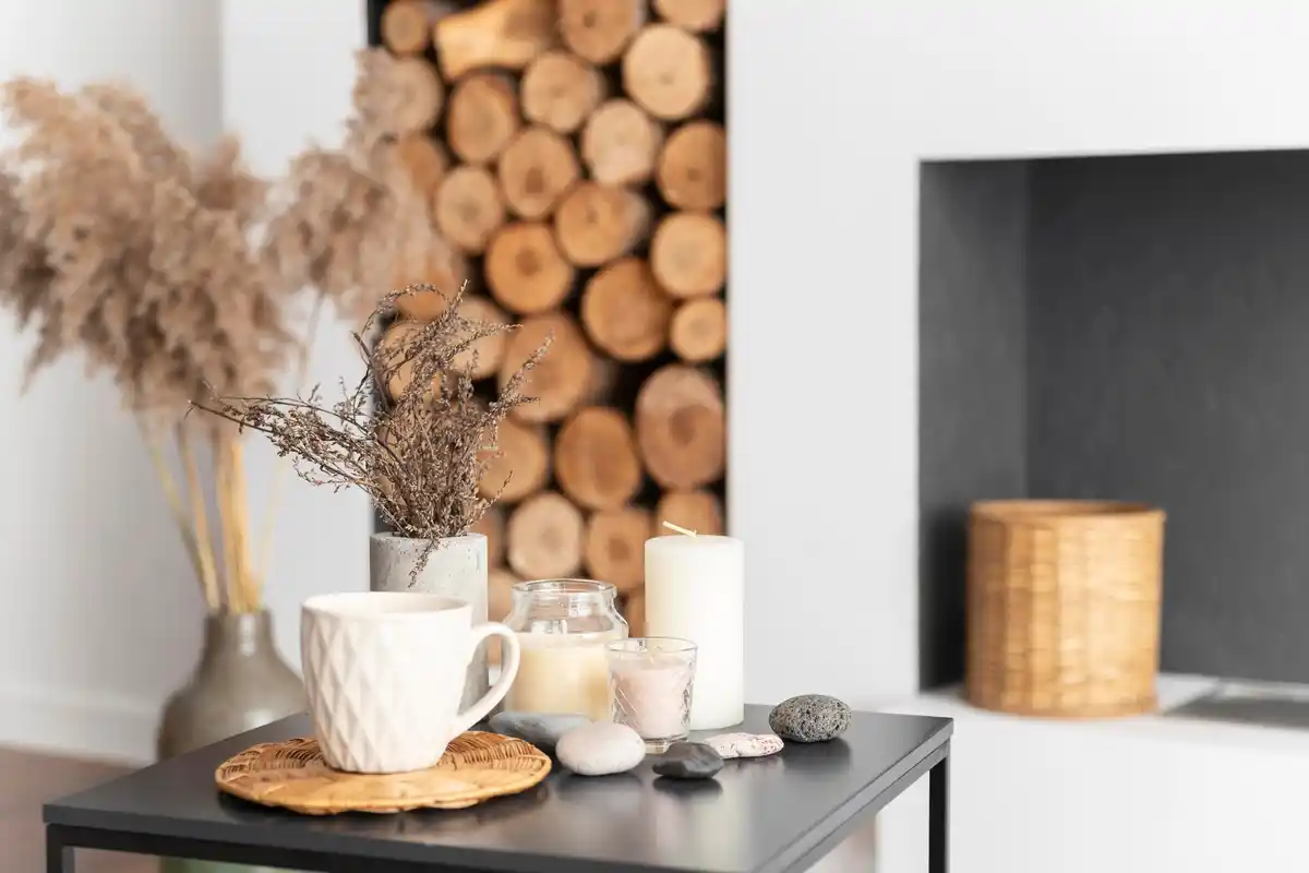 feng shui lucky stones modern interior