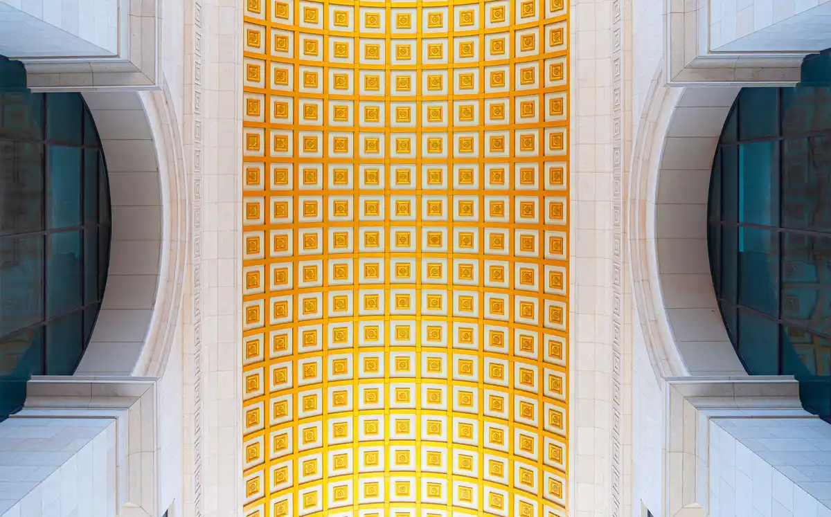 egyptian temple interior symmetry architecture sunlight