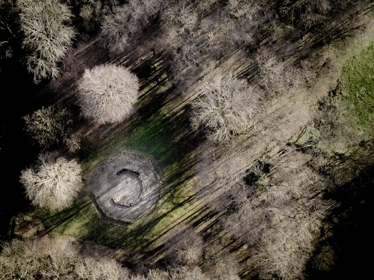 climate change reveals hidden city netherlands drone photo
