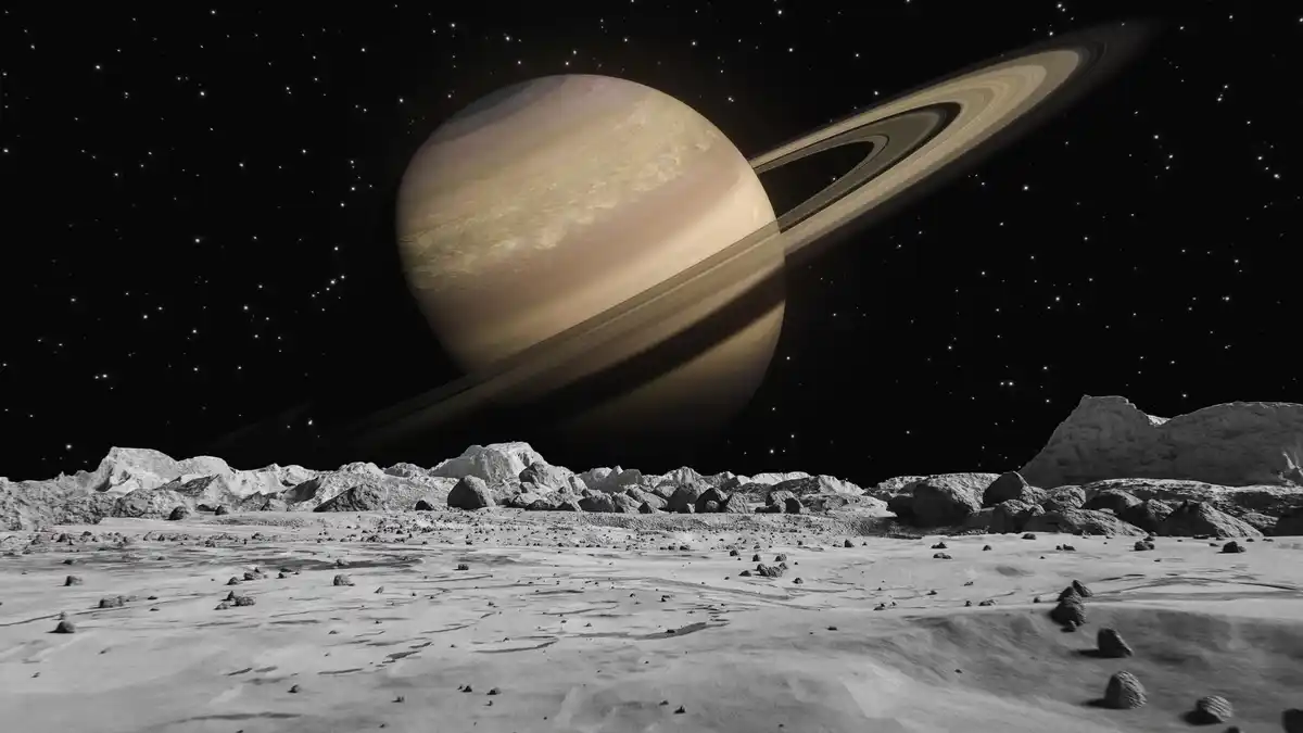 jupiter planet near earth space view