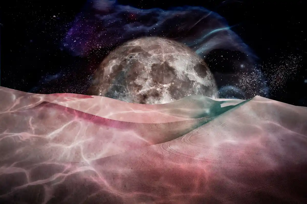white hole space cosmic mystery surreal art