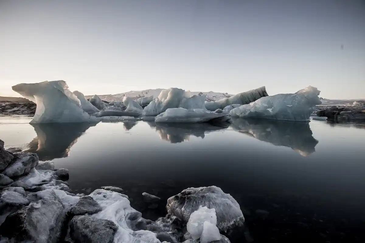 Iceland disappearing glacier dramatic landscape