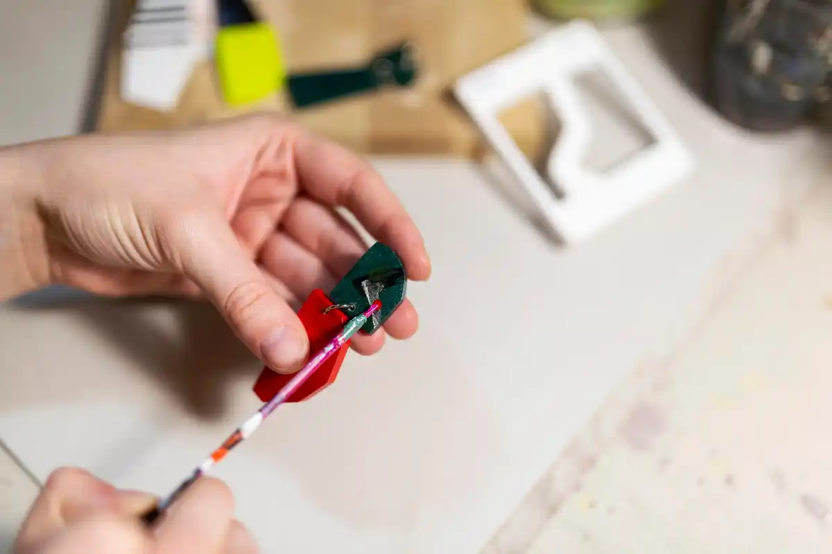 archaeologist drawing trench by hand