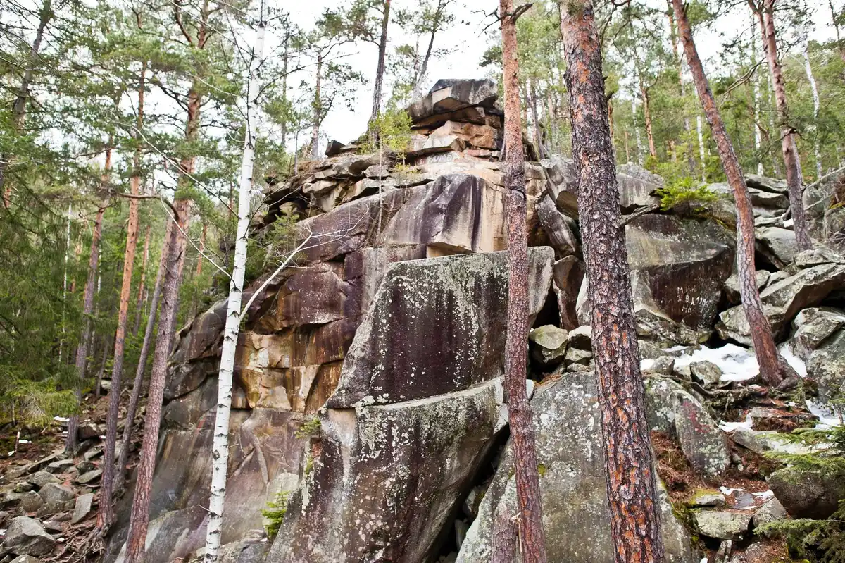 mysterious ancient stone monument netherlands forest