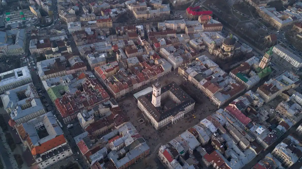 drone view unknown stone structure netherlands