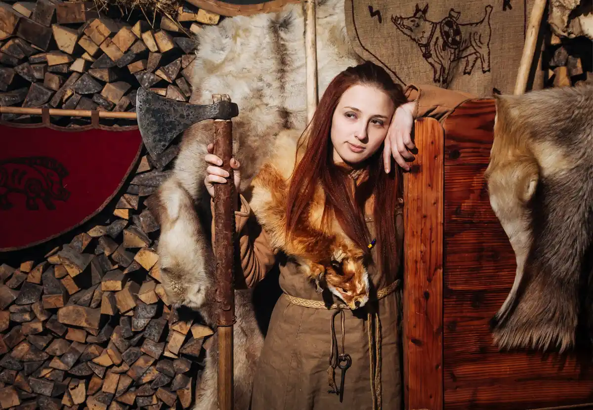 Viking without horned helmet artifact