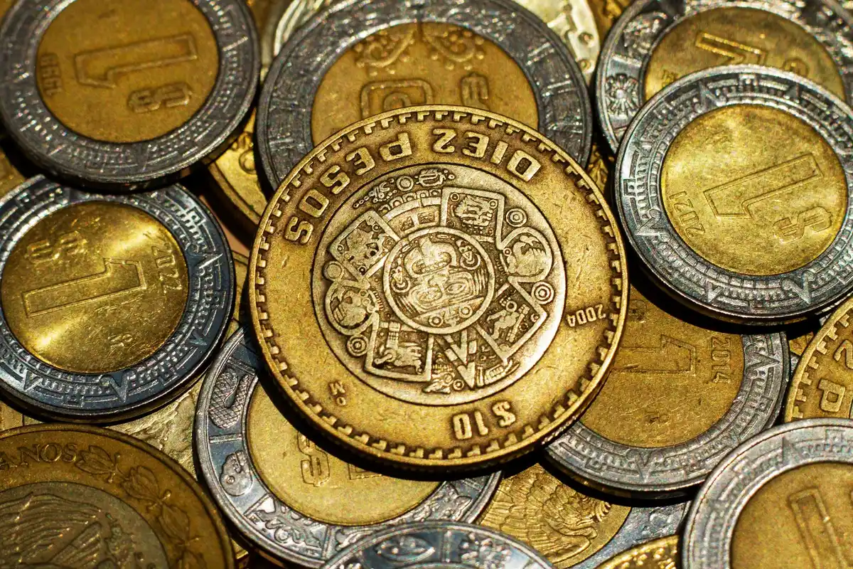 rare vintage dutch coins close up macro
