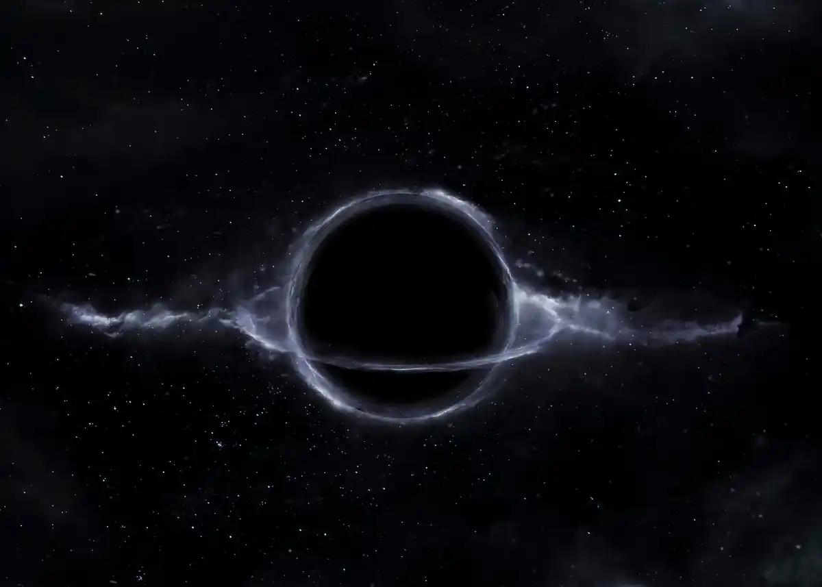 black hole illustration deep space mysterious