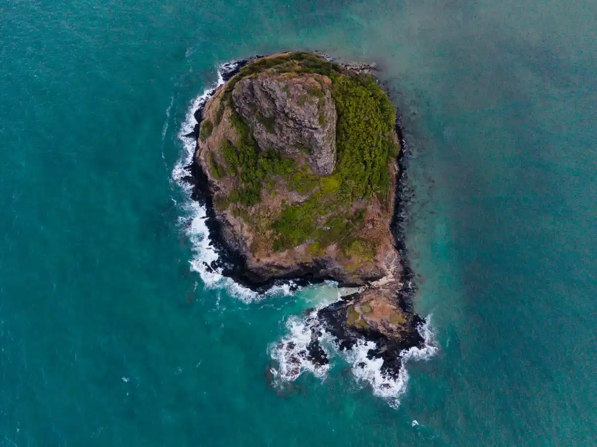 floating pumice island satellite photo