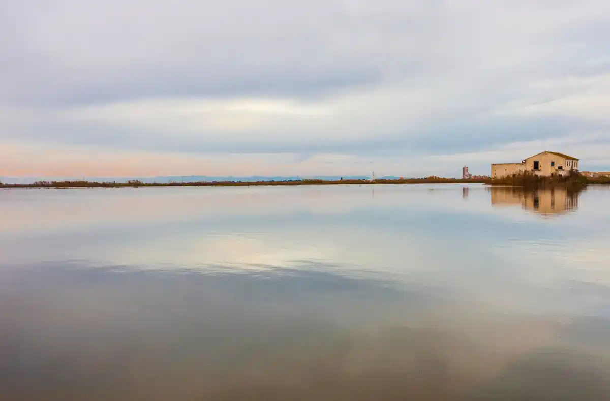flooded dutch village waddenzee high tide