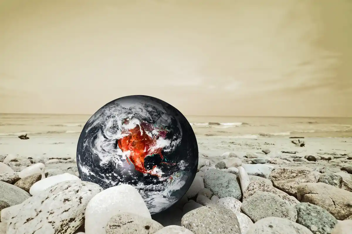 earth stops spinning disaster art surreal