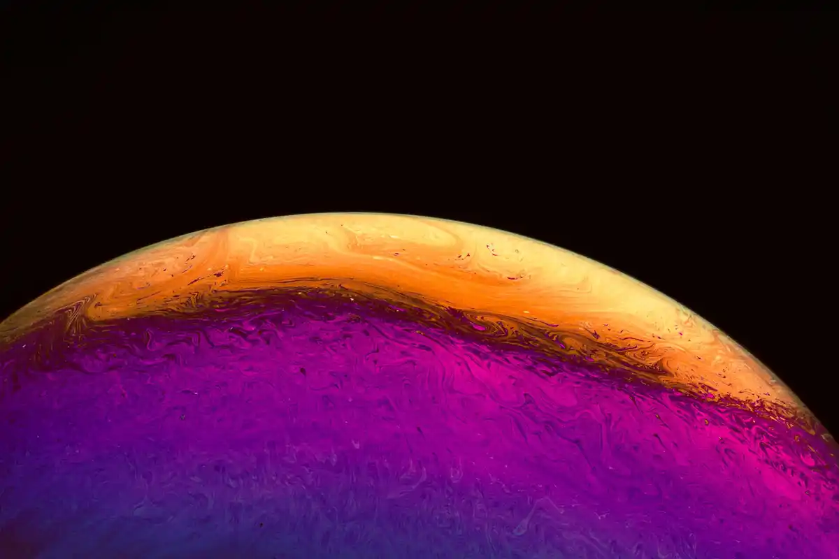 colored accretion disk black hole science visualization