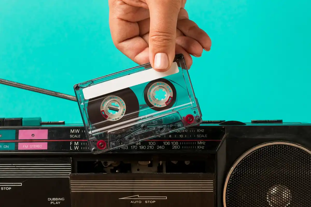 vintage Philips cassette Eindhoven invention