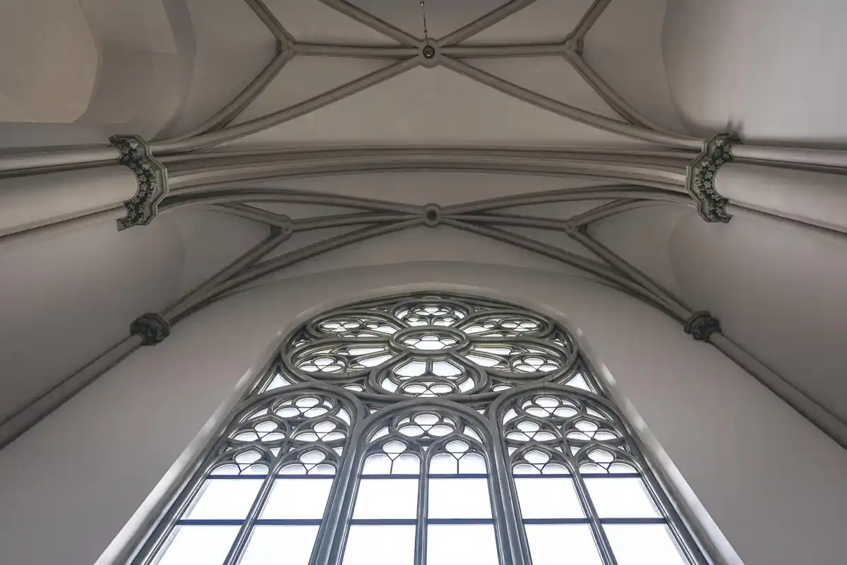 hidden chamber in old european church