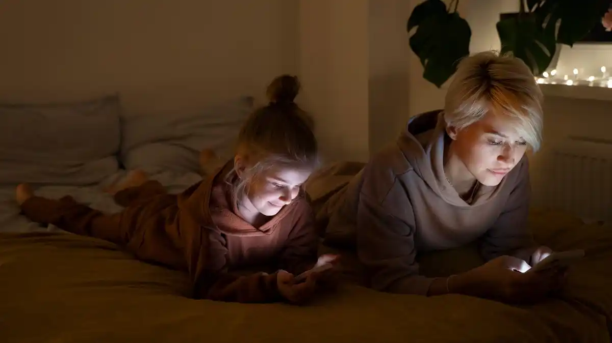 people awake at night in medieval home