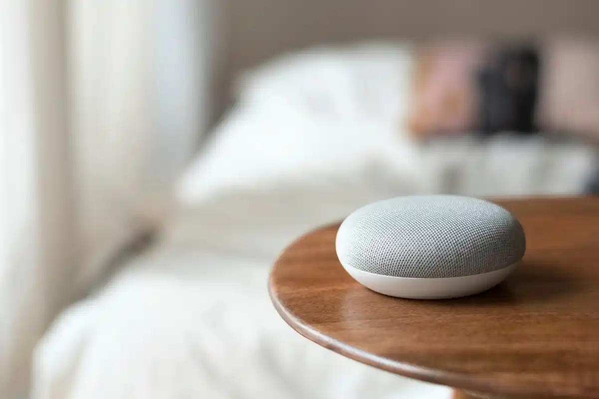 modern dutch home wifi router in living room