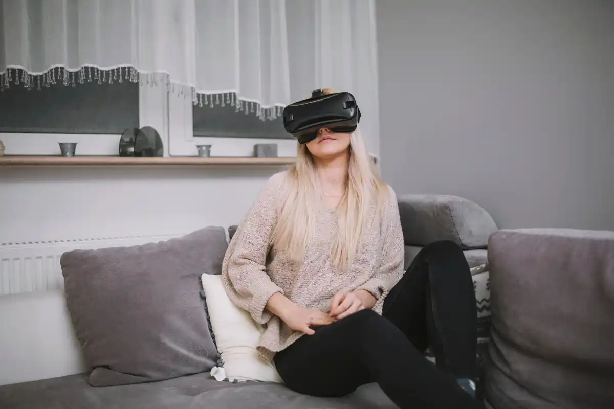 modern Dutch living room LiFi technology