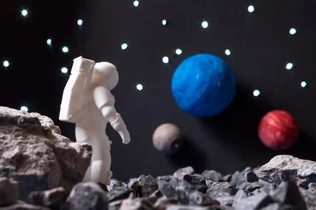 moon formation scientific discovery illustration