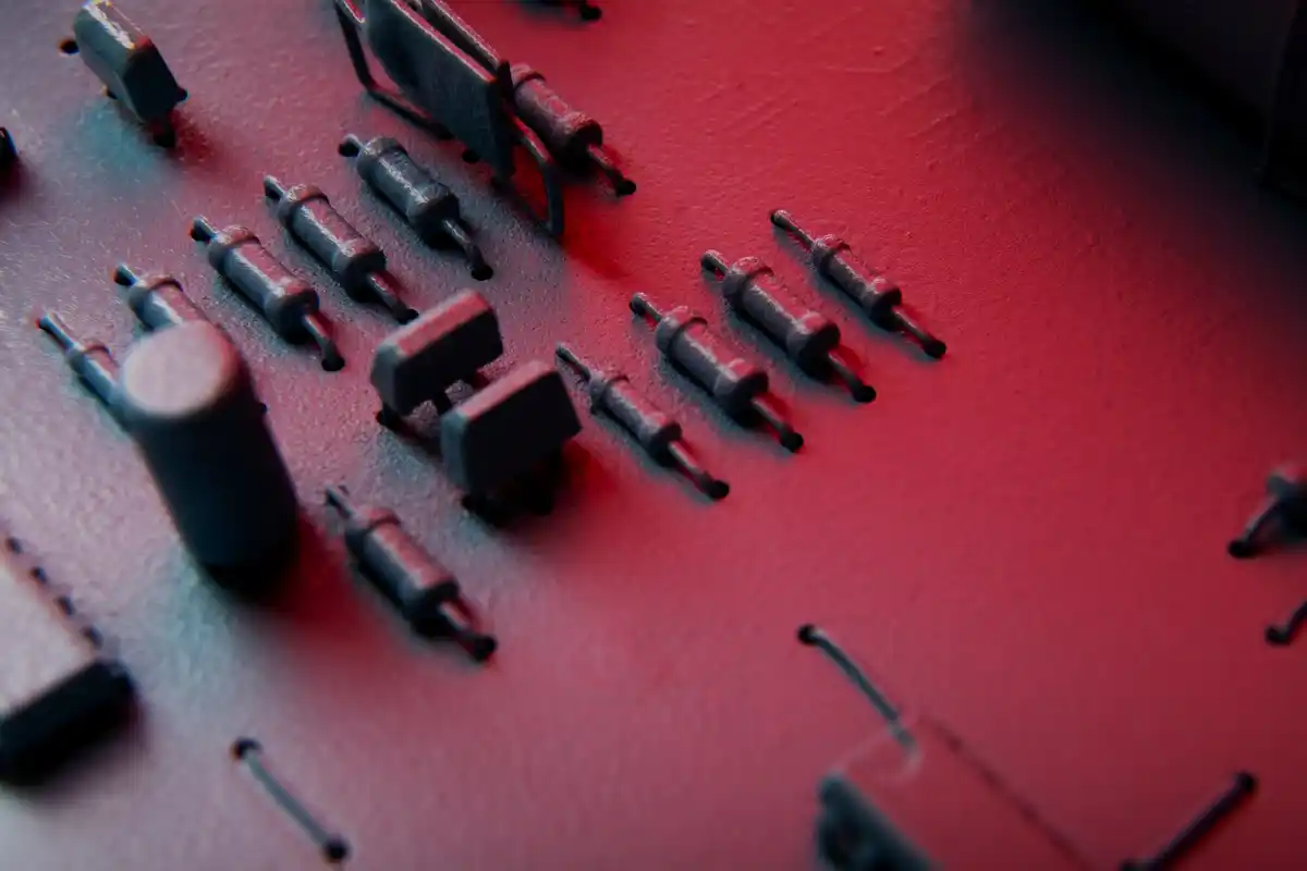 neuromorphic chip close up AI