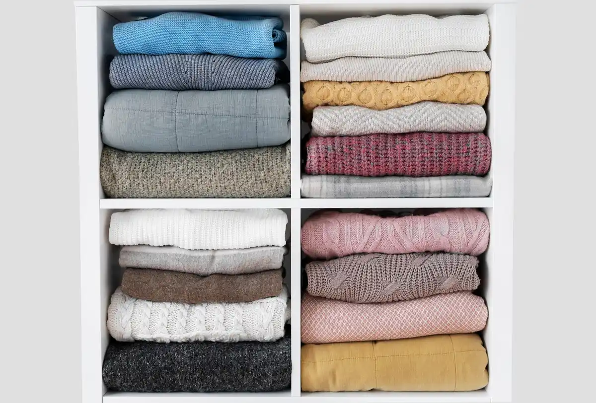 japanese folding clothes method drawer neatly organized