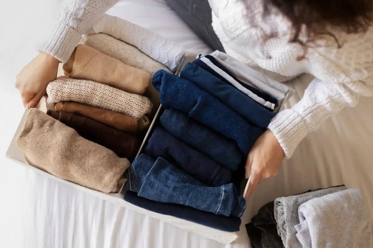 japanese folding clothes method drawer neatly organized