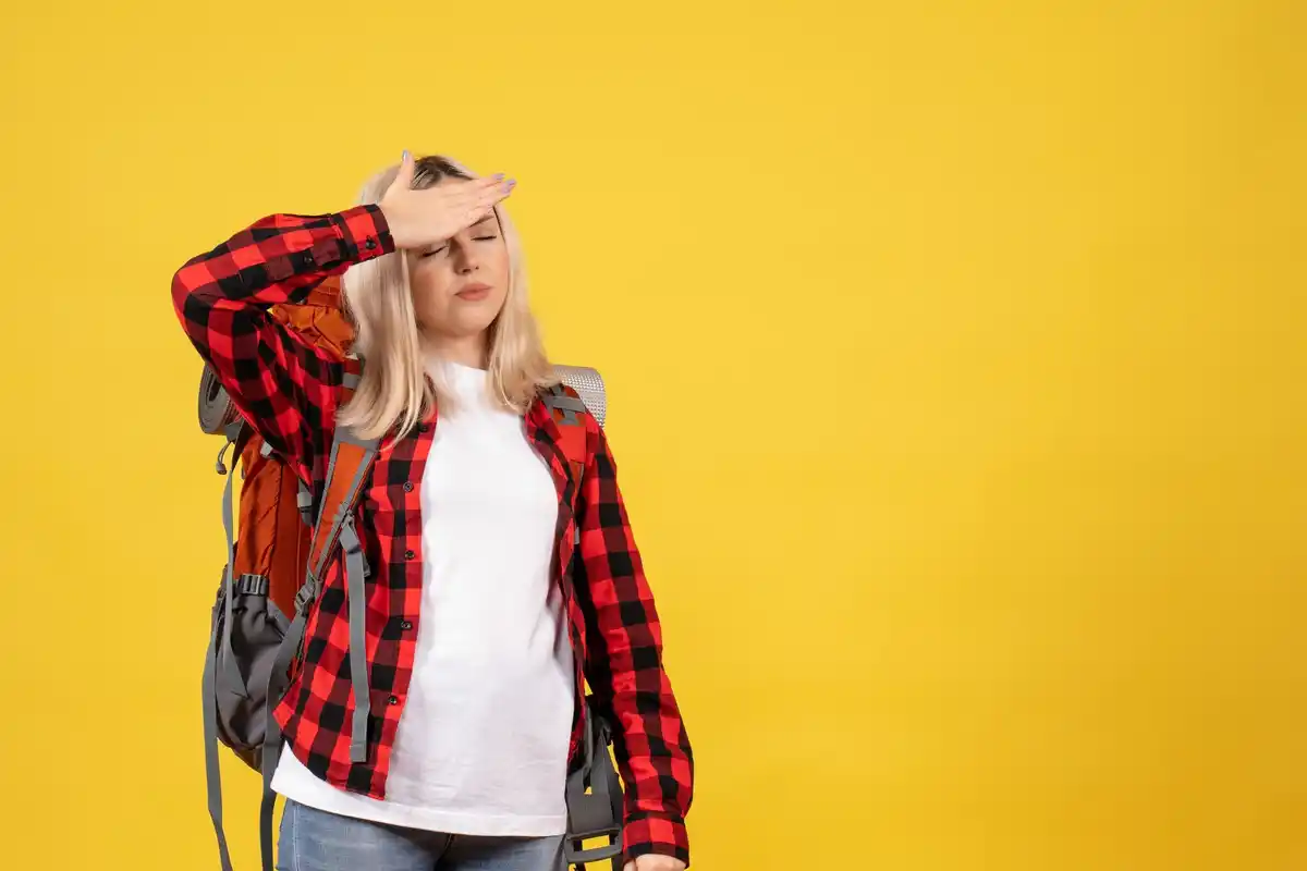Dutch man woman headache daily life realistic