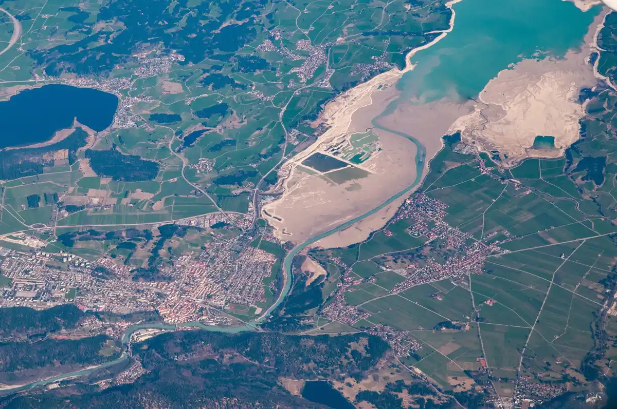 growing Wadden island Netherlands satellite view