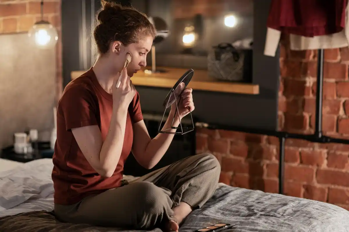 smartphone charging on nightstand Dutch home