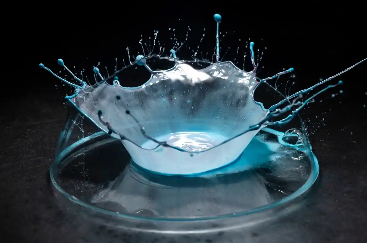 water droplets zero gravity experiment