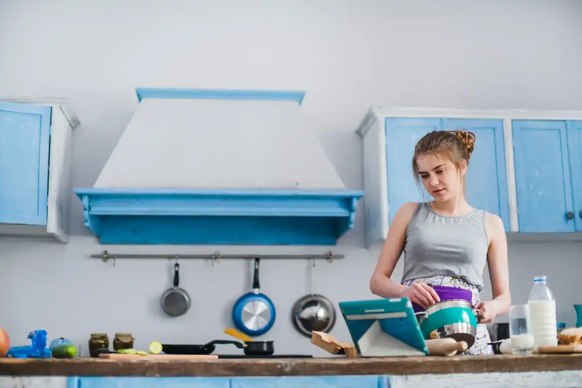 Dutch kitchen home trash sorting mistake