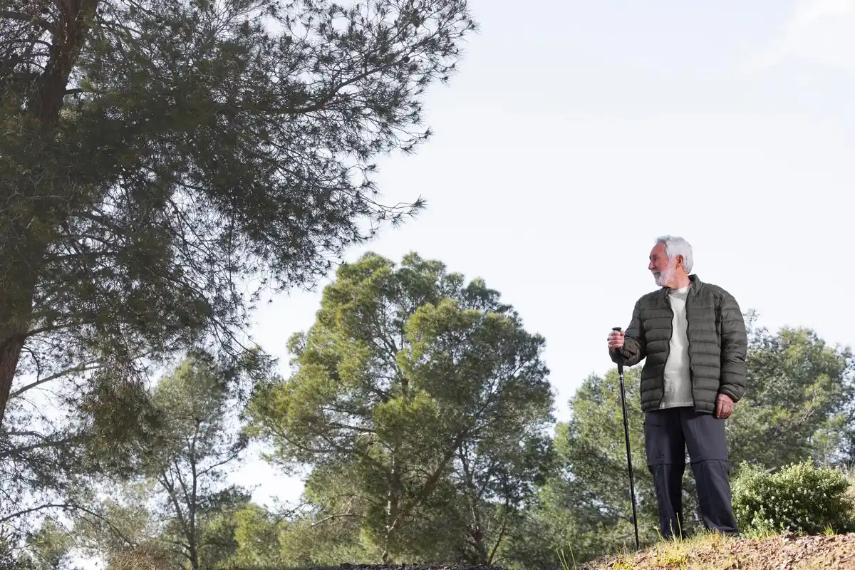 elderly Dutch stargazing meteor shower