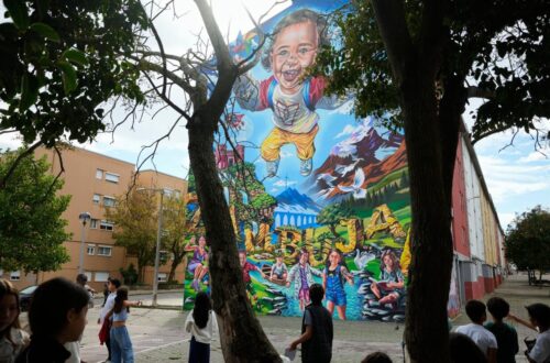 Fotomurs die duurzame doelen van de VN belichten en lokale trots versterken in Portugal