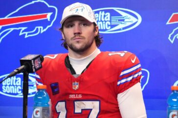 Josh Allen neemt schuld op zich na mislukte 2-puntconversie in slotfase verlies van de Bills