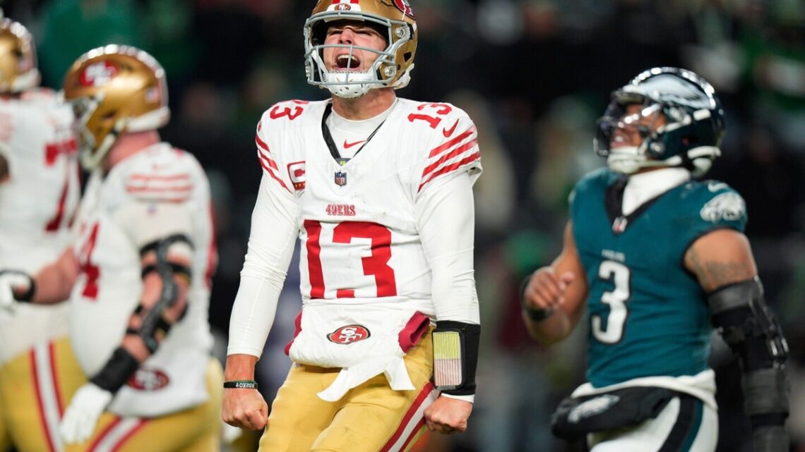 San Francisco 49ers Elimineren Kampioenen van Vorig Jaar met Spannende Overwinning op de Eagles in de Wild-Card